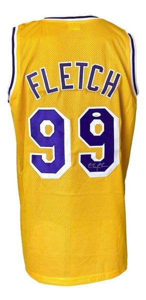 Chevy Chase Signed Fletch Los Angeles Lakers Jersey (JSA COA) 1985 Hit Movie