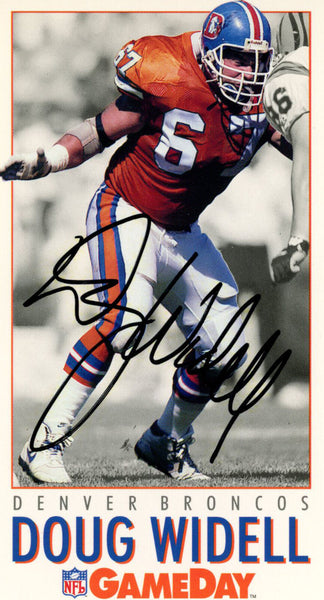 Doug Widell Autographed 1992 Gameday #311 Trading Card Beckett 44790