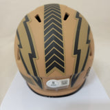 LADD MCCONKEY SIGNED LA CHARGERS STS2 SPEED MINI HELMET BECKETT QR