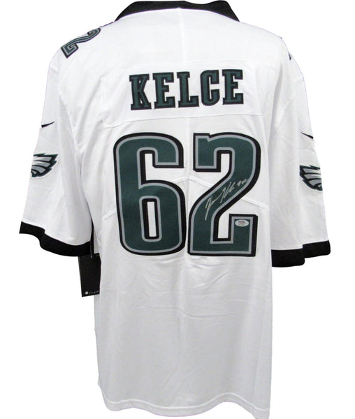 Jason Kelce Eagles Signed White Nike On Field Football Jersey PSA/DNA 208044