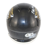 Travis Hunter Autographed Jacksonville Jaguars Mini Helmet Beckett Witness 53353