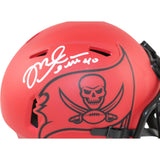 Mike Alstott Autographed Tampa Bay Buccaneers Rave Mini Helmet Beckett 54111