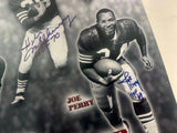 The Million Dollar Backfield 49ers 3x Autographed (Tittle, Mcelhenny, Perry) 11x