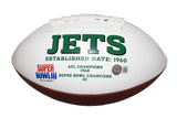 Joe Klecko Autographed/Signed New York Jets Logo Football BAS 42817