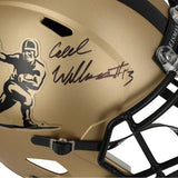 Caleb Williams USC Trojans Autographed 2023 Gold Riddell Heisman Replica Helmet