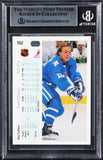 Nordiques Guy Lafleur Authentic Signed 1990 Upper Deck #162 Card BAS Slabbed