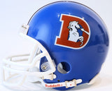 Rich Jackson Autographed Broncos "D" Mini Helmet Inscribed "ROF 87" LSM COA