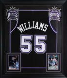 Jason Williams Authentic Signed Black Pro Style Framed Jersey PSA/DNA 2