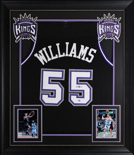 Jason Williams Authentic Signed Black Pro Style Framed Jersey PSA/DNA 2