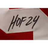 Patrick Willis Autographed/Signed Pro Style Red Jersey HOF Beckett 43669