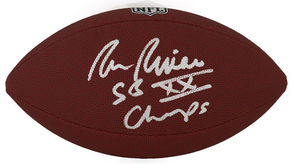 Ron Rivera Signed Wilson Limited Full Size NFL Football w/Champs -(SCHWARTZ COA)