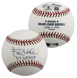 Twins Frank Viola "87 WS MVP" Authentic Signed Selig OML Baseball BAS #BU43439