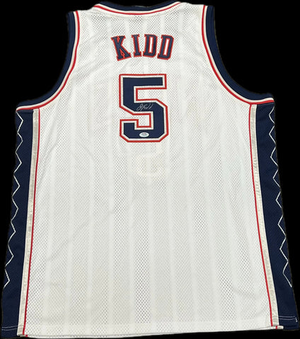 Jason Kidd Signed Jersey PSA New Jersey Nets Autographed