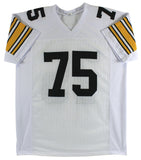 Joe Greene "HOF 87" Authentic Signed White Pro Style Jersey BAS Witnessed