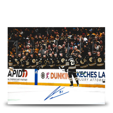 James Van Riemsdyk Goal Autographed Boston Bruins 8x10 Hockey Photo JSA PSA Pass