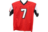 Michael Vick Autographed/Signed Pro Style Red Jersey JSA 43609