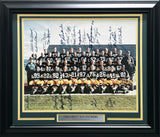 Packers Super Bowl I Champions Autographed Framed 16x20 Photo With Sigs Incl Bar