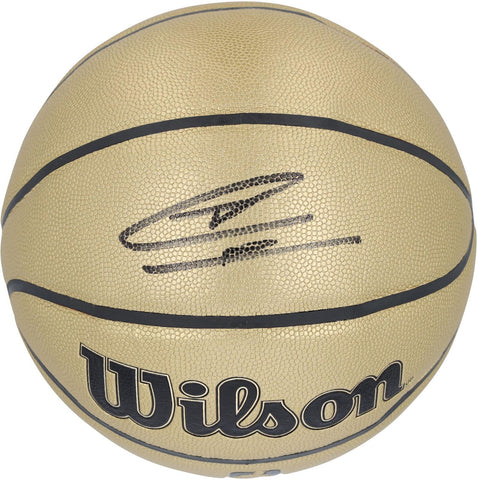 Tyler Herro Miami Heat Autographed Wilson Gold Basketball