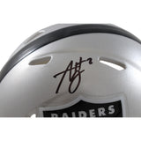 Ashton Jeanty Autographed Las Vegas Raiders Mini Helmet Beckett Witness 55272