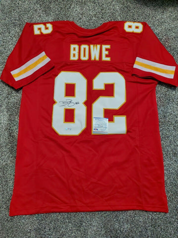 DWAYNE BOWE autographed signed CHIEFS red jersey PSA coa
