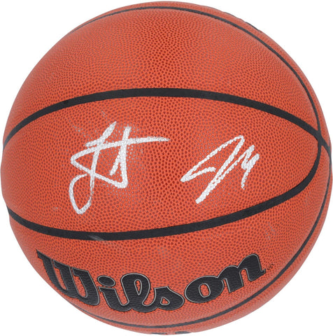 Jamal Murray & Nikola Jokic Nuggets Signed Wilson Series Indoor/Outdoor Ball