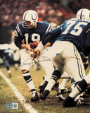 Johnny Unitas Autographed Signed 8x10 Photo Baltimore Colts Beckett BAS #AC95529