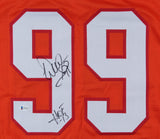 Warren Sapp Signed Tampa Bay Buccaneers Creamsicle Throwback Jersey (Beckett) DT