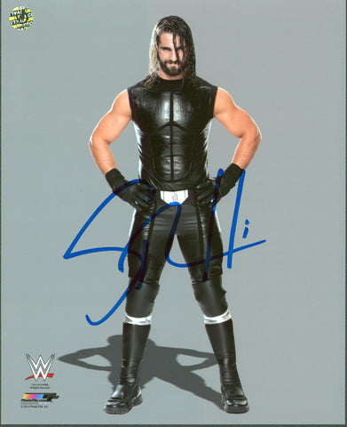 Seth Rollins Authentic Signed 8x10 WWE Photo Autographed Wizard World #026356