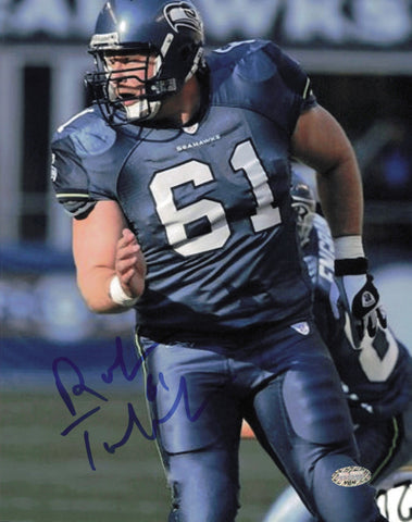 Robbie Tobeck Autographed Signed 8x10 Photo Seattle Seahawks MCS Holo #63047