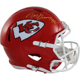 Tony Gonzalez Autographed Kansas City Chiefs F/S Helmet Beckett Witness 56406