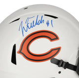 JUSTIN FIELDS Autographed Chicago Bears Authentic Lunar Eclipse Helmet FANATICS