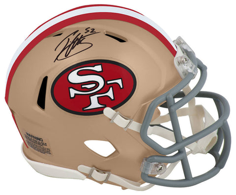 Patrick Willis Signed San Francisco 49ers Riddell Speed Mini Helmet - (SS COA)