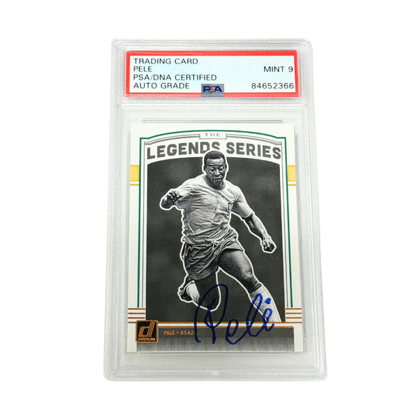 Pele Signed 2018 Panini Donruss Legend Series - PSA Auto 9