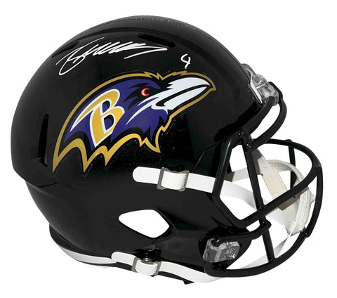 ZAY FLOWERS SIGNED AUTOGRAPHED BALTIMORE RAVENS FULL SIZE SPEED HELMET BECKETT