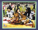 Russell Wilson & Richard Sherman Autographed Framed 11x14 Photo Seahawks