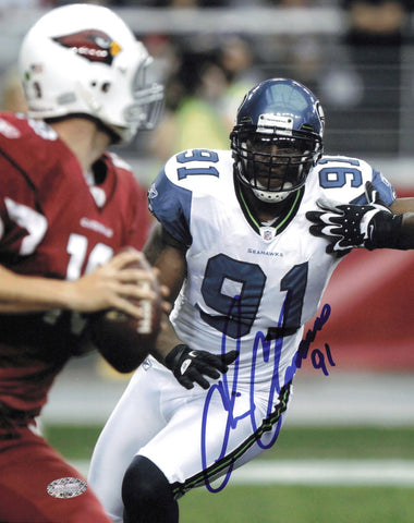 Chris Clemons Autographed Signed 8x10 Photo Seattle Seahawks MCS Holo #63350