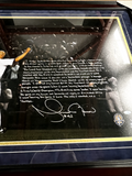 Mariano Rivera Signed Autographed Photo Framed Final Game Story LE /42 Steiner