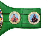 MIKE TYSON AUTOGRAPHED GREEN WBC WORLD CHAMPIONSHIP BELT BECKETT WITNESS 210831
