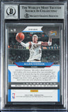 76ers Allen Iverson Signed 2020 Panini Prizm Silver #19 Card Auto 10! BAS Slab