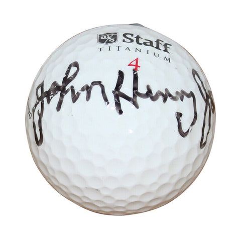 John Henry Johnson Autographed/Signed Staff 4 Golf Ball Beckett 35662
