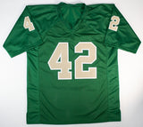 Mike Stonebreaker Signed Notre Dame Fighting Irish Jersey (Beckett) 2023 C.F HOF