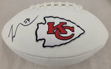 LEO CHENAL SIGNED KANSAS CITY CHIEFS NFL LOGO FOOTBALL BECKETT QR COA