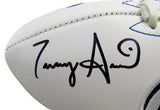 Terry Smith Penn State Coach Signed/Inscribed Logo Football JSA 207823