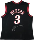 76ERS ALLEN IVERSON AUTOGRAPHED MITCHELL & NESS 2000-01 JERSEY 2X BECKETT 245734