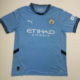 Autographed/Signed Phil Foden Manchester City Blue Soccer Futbol Jersey BAS COA