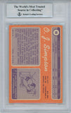 O.J. Simpson Autographed 1970 Topps Rookie Card #90 Orenthal BAS Slab 31715