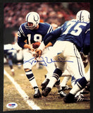 Johnny Unitas HOF Signed/Autographed 8x10 Photo Baltimore Colts PSA/DNA 198843