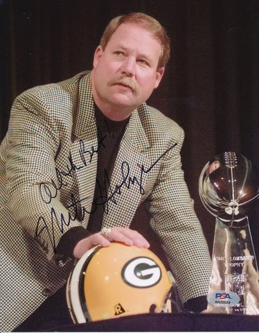 Mike Holmgren HOF Signed/Auto 8x10 Photo Green Bay Packers PSA/DNA 188177