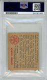 Johnny Lujack Signed 1950 Bowman #26 Gum Trading Card PSA Slab 42637