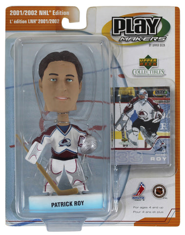Avalanche Patrick Roy 2001 NHL Edition PlayMakers Upper Deck Bobblehead
